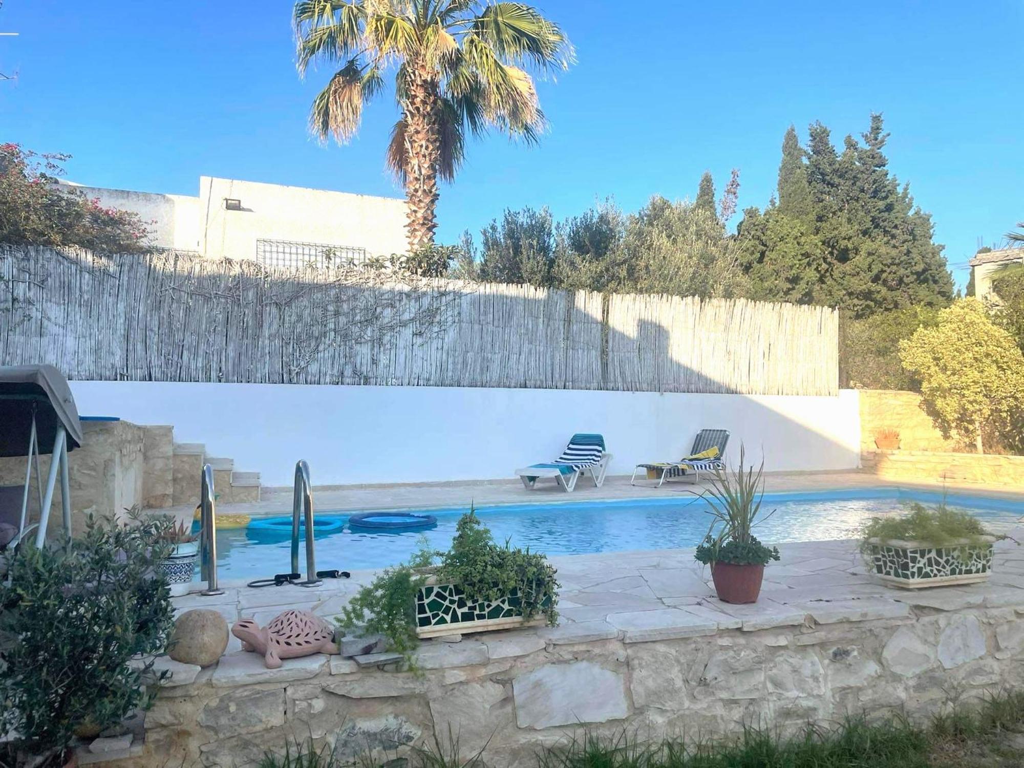 La Maison Les Pins Chambre D'Hote Chez L'Habitant La Marsa Exterior photo